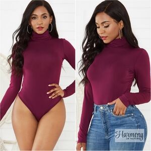The Perfect Base Bodysuit - Burgundy